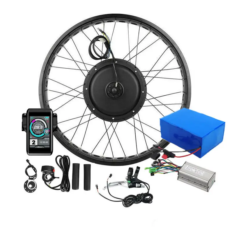 Manufacture and Sell 36V 48V 72V 250W 500W 1000W 1500W 3000W 5000W Electric Bike Hub Motor and Ebike Conversion Kit for Bicycle