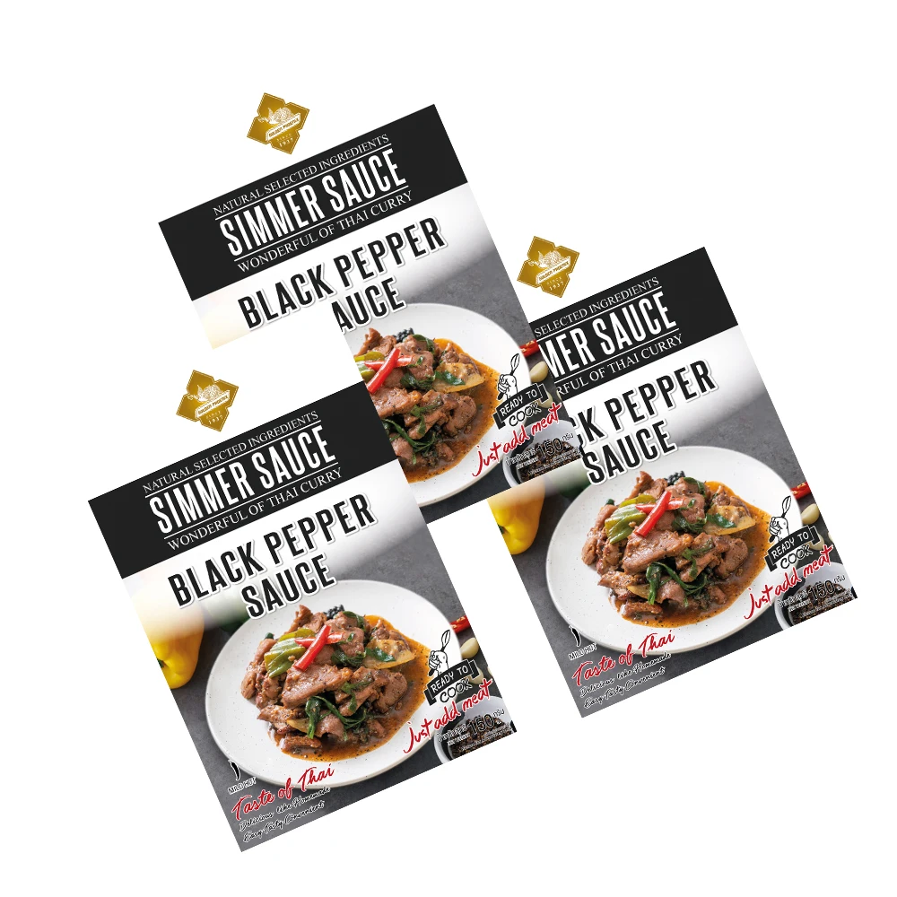 Best product Simmer Sauce - Black Pepper Sauce 150g Premium Quality Product from Thailand
