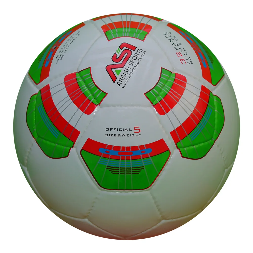 Top Rated Hand-Stitched Match Soccer Ball PU Leather Official Size & Weight All-Weather Performance Pro-Choice Match Football