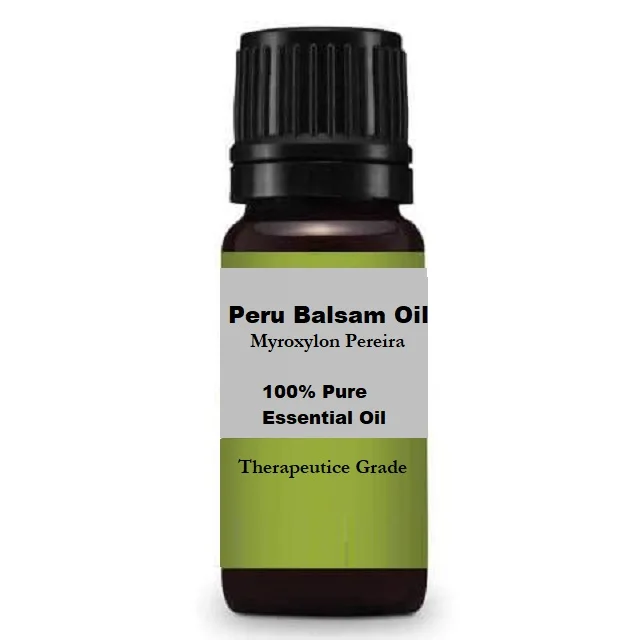Natural Peru Balsam Essential Oil Manufacture and Bulk Exporters At Reliable Price for Skin Care Applications