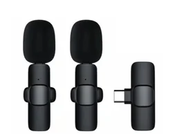 Recording Commonly Used Accessories & Parts 2In1 Rcm Clip Disk Podcast Equipment Low Profile 2.4Ghz Lavalier Wireless Microphone