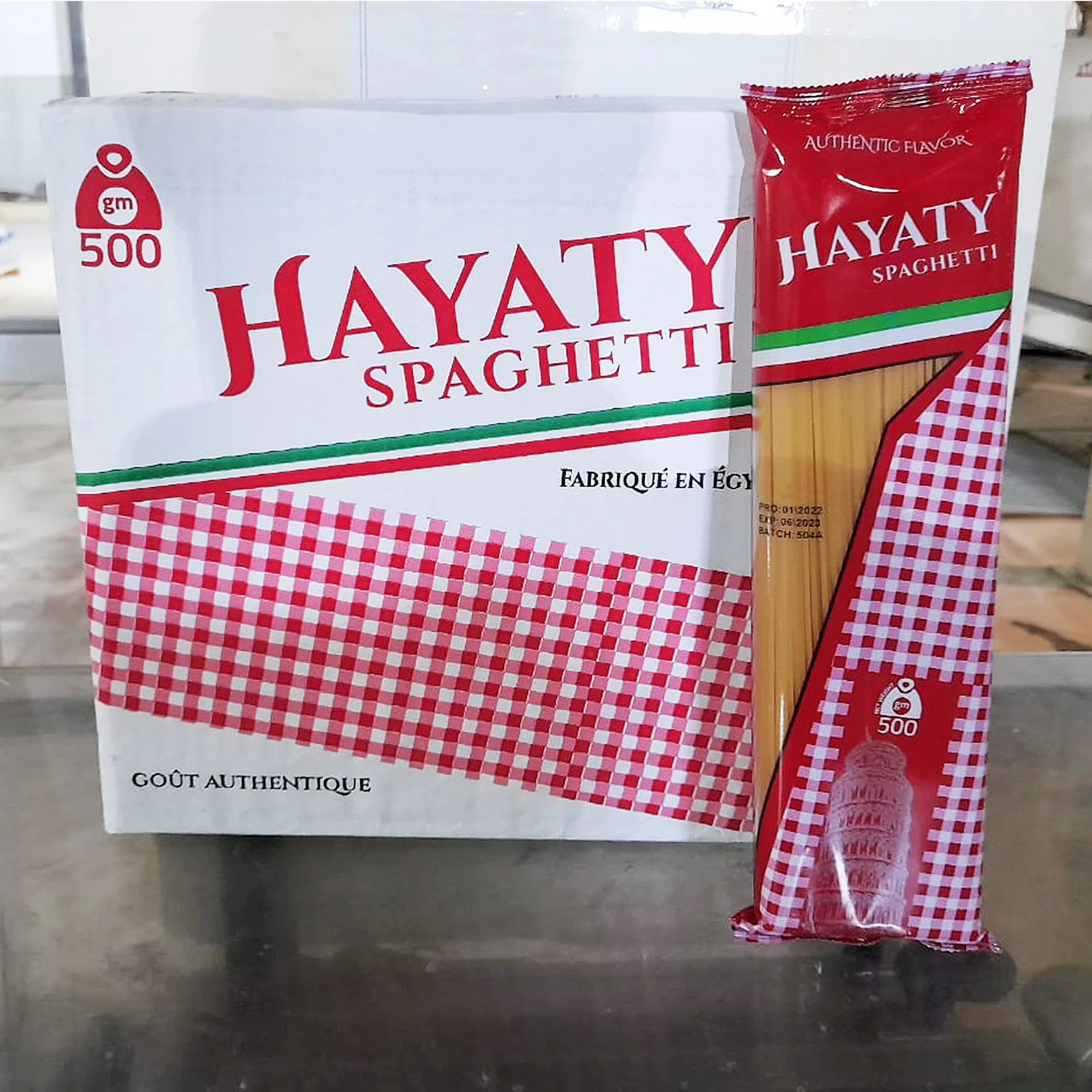 Manufacturer from Africa Spaghetti Pasta 500 g Free Samples Hayaty Brand Private Label