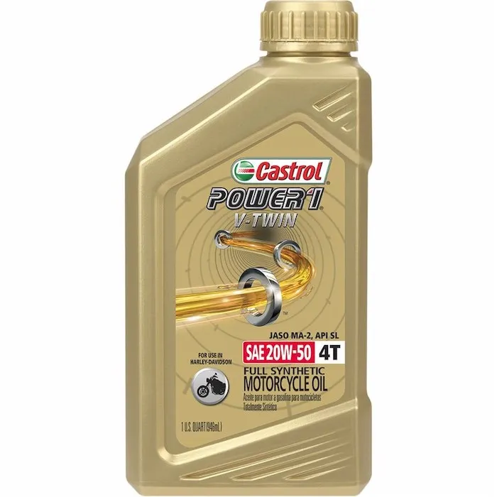 Castrol Power1 4T 20W-50 Engine Oil Prices / Castrol POWER 1 V-TWIN 4T Motor Oil 20W50 Full Synthetic