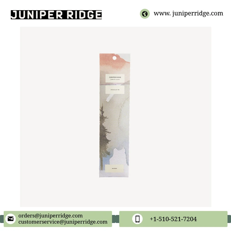 20 Stick Packaging Box Best Price New Air Freshener Natural Blend Douglas Fir Campfire Incense Stick for Sale