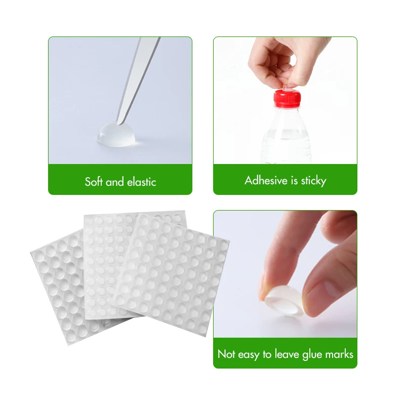 Self adhesive silicone rubber pad foam furniture pads anti vibration feet rubber eva foot pad round