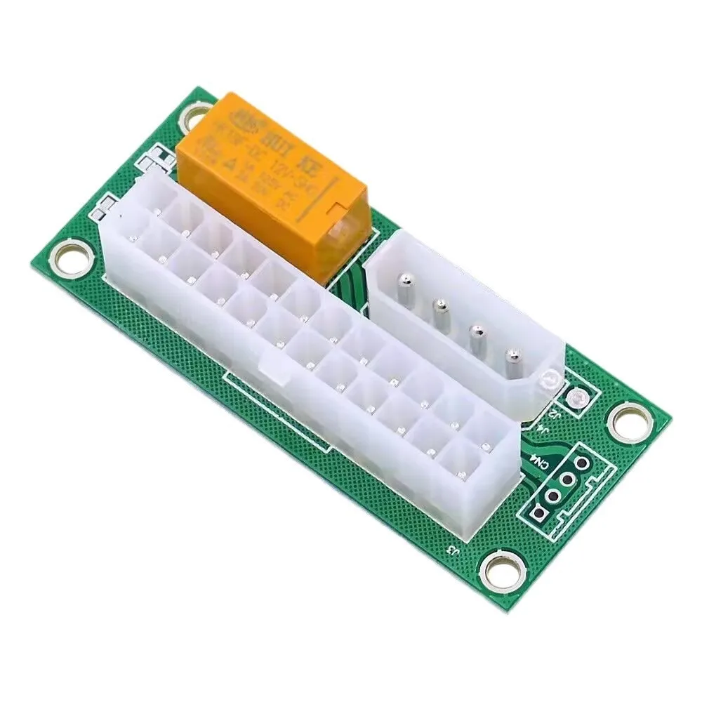 Add2psu VER004 ATX 24Pin To Molex 4Pin SATA Dual PSU Power Supply Sync Starter Extender Card