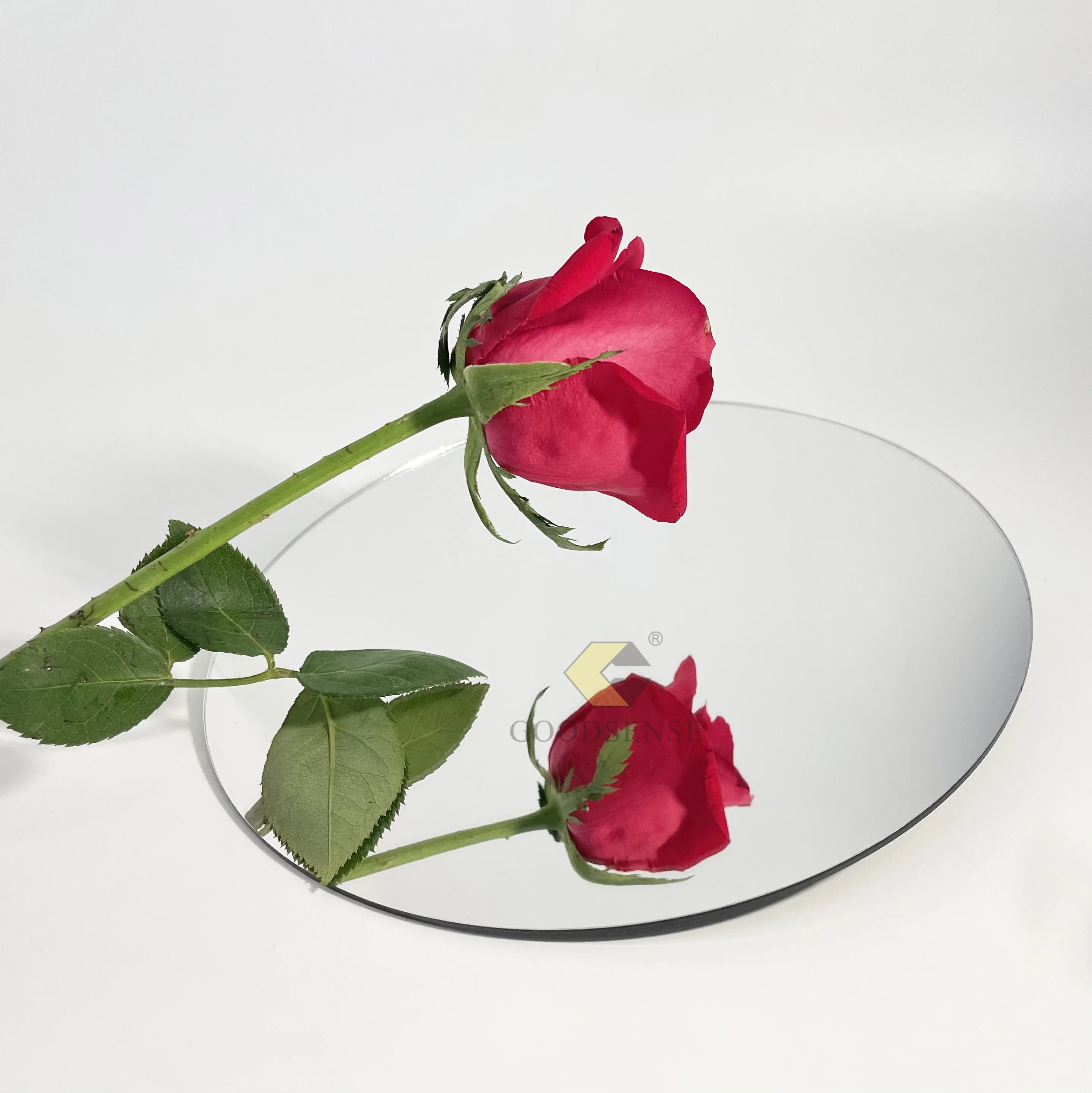 Goodsense Acrylic Custom One Way Mirror Manufacturer Glassless First Surface Plexiglass Flexible Tile Mirror for Laser Engraving