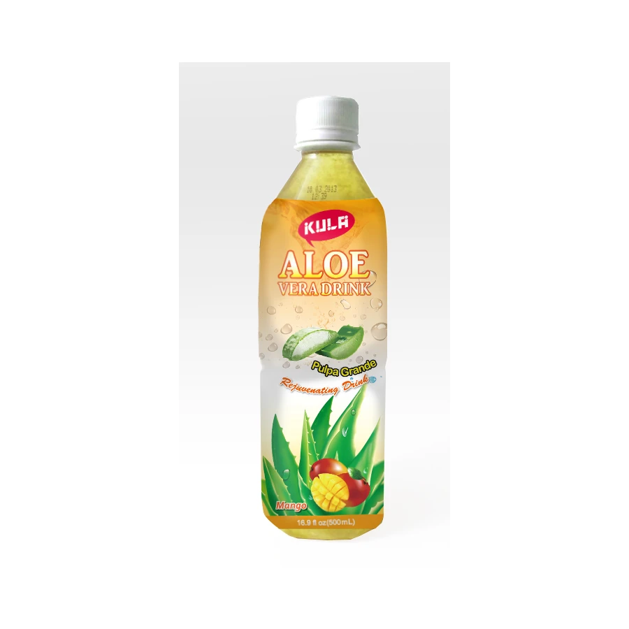 Aloe Vera drink with pulp -Mango 500ml PET bottle
