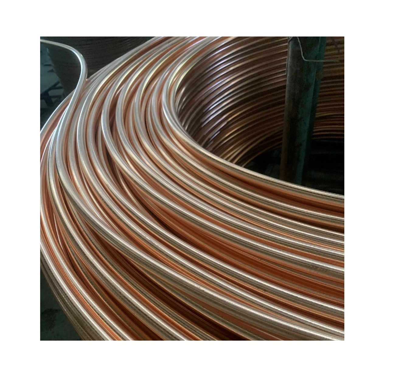 Медный стержень ETP/SCR 16 мм медный стержень 99.99% Cu без сплава ярко-красный цвет упакован в катушки высокое качество