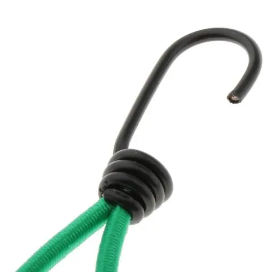 Stretchy Bungee Cord with Heavy Duty Metal Hook, Universal Use for Luggage, Bike, Outdoor Activities, Trunk, Car Accessories