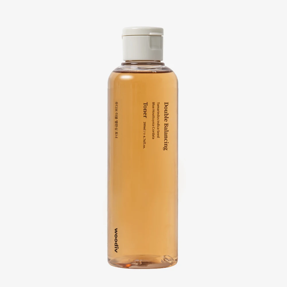 [WOODIV] Double Balancing Toner For Face Gentle and Non-Drying Cleansing Toner, Soothing Acne Fcae Toner For Women and Men