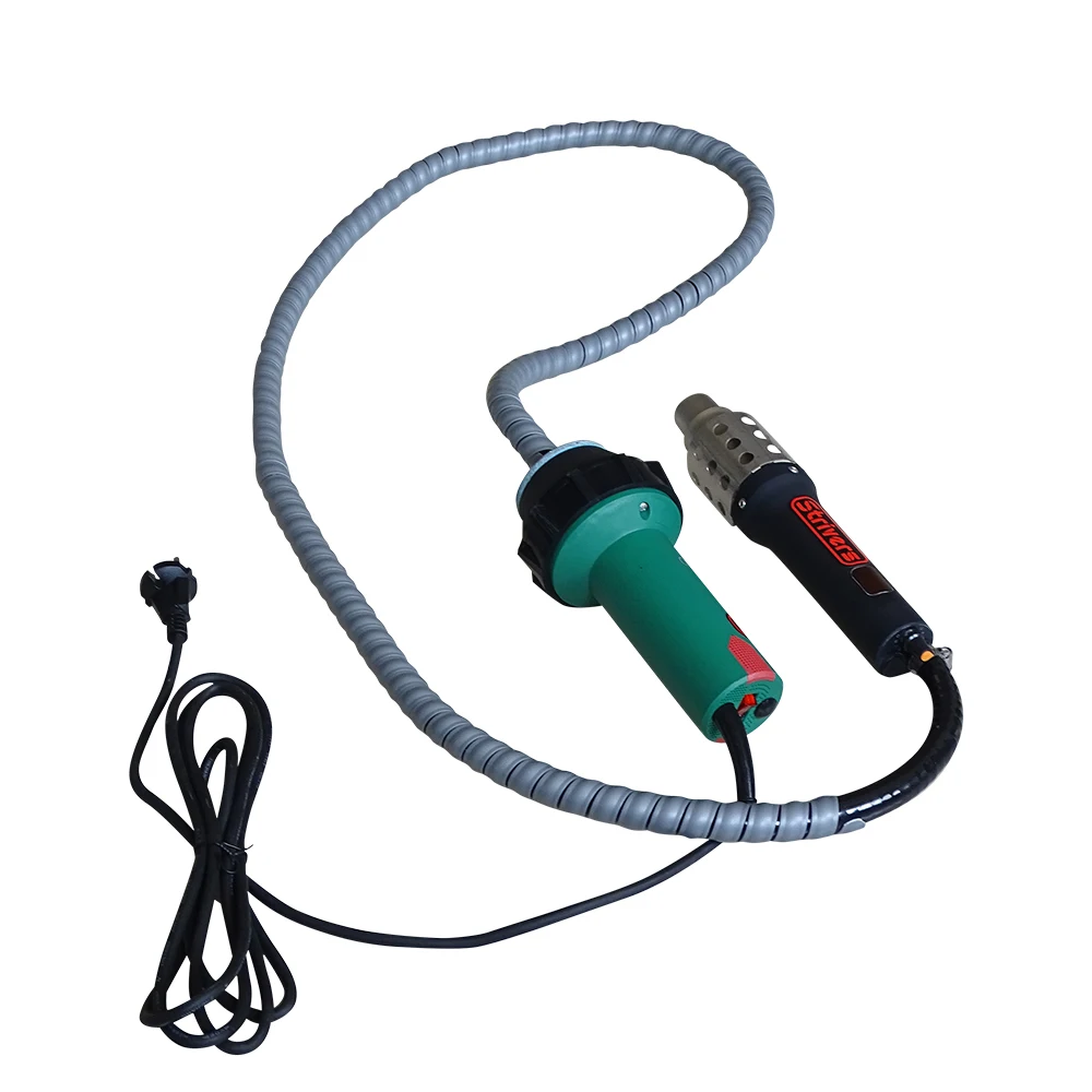 ( DG-1600S) Digital 1600W mini plastic hot air welding gun with temperature display for heat weld PP PVC PE PPR