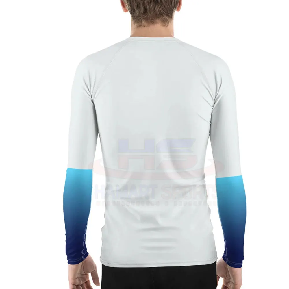 Fully Customized Logo MMA Rash Guard For Sale Breathable Gym Wear Men Rash Guard