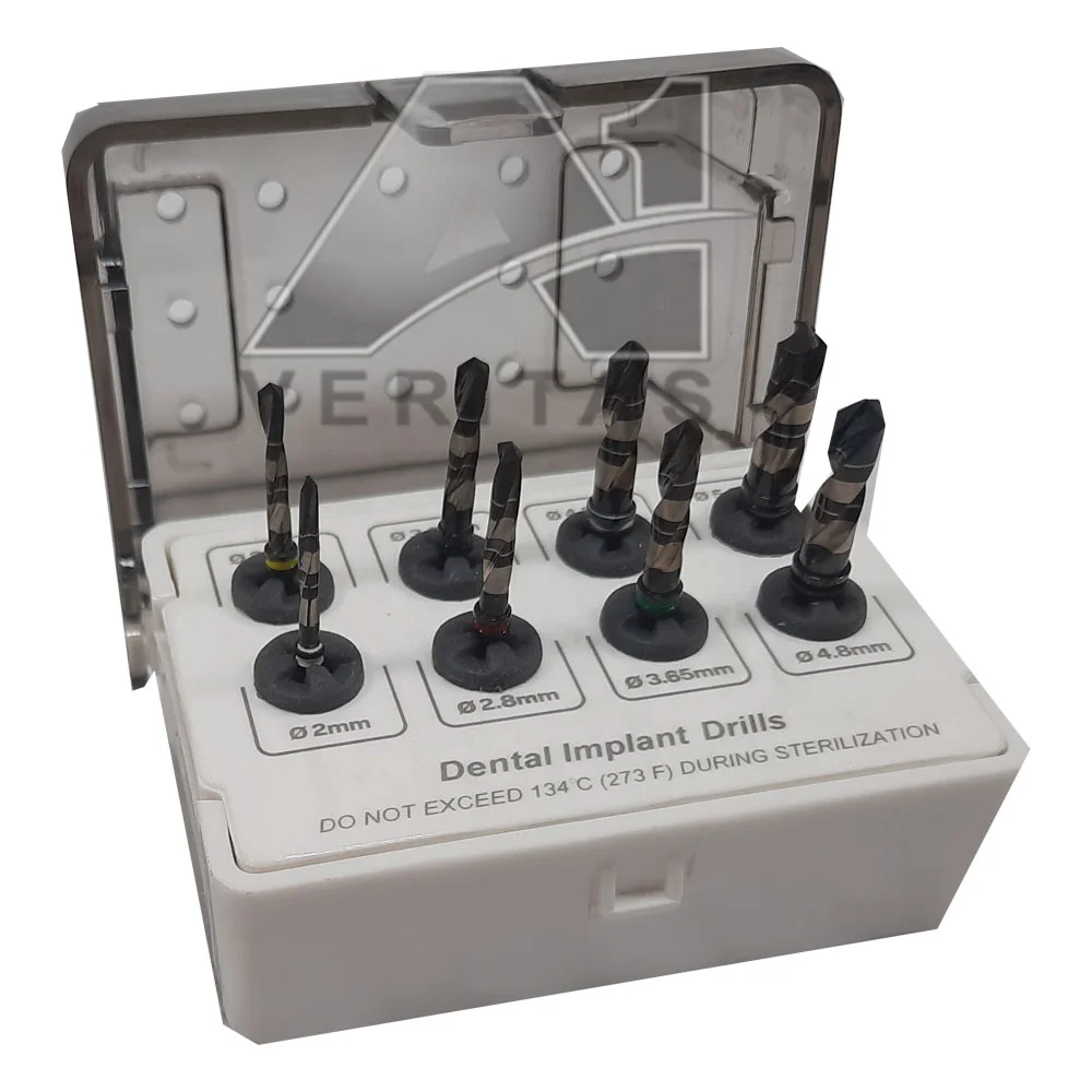 High-Precision Dental Implant Drills Kit for Optimal Implant Site Preparation A-1 VERITAS Dental Drill and Accessories