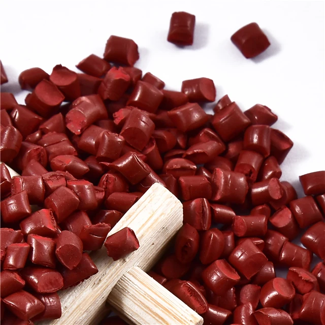 Red Colour Masterbatch Manufacturer PP PE PET ABS PS Plastic red colour masterbatch