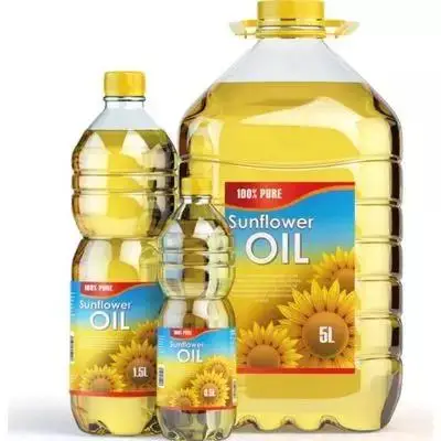 Wholesale Organic Bulk Refined Sunflower Plant Oil 5L From Brazil Cooking Oil Manufacture Natural Sunflower Oil