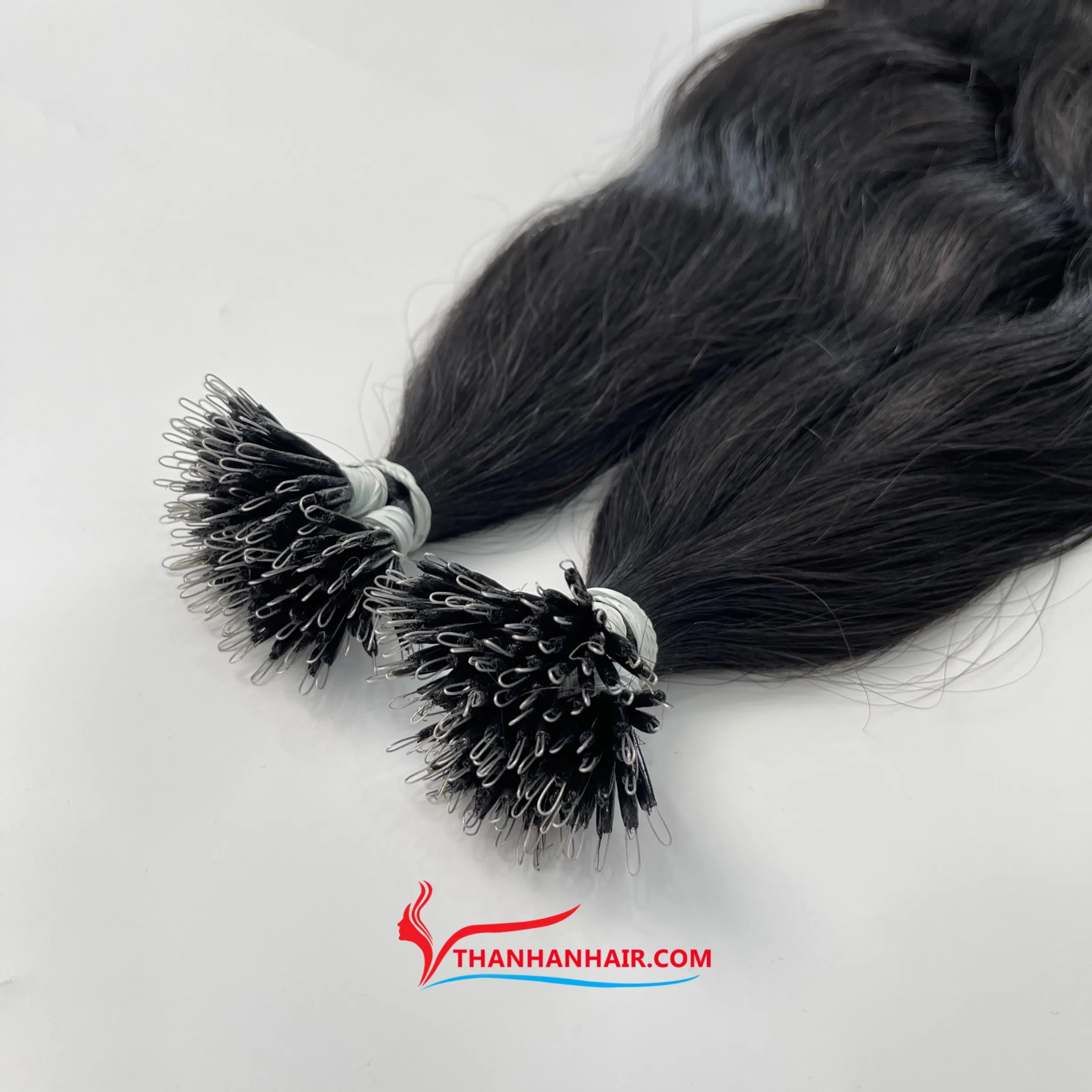 Super Quality Keratin Tip  Nano Ring Hair Extensions Invisible Nano Tips Remy Human Hair Natural Hair Extensions