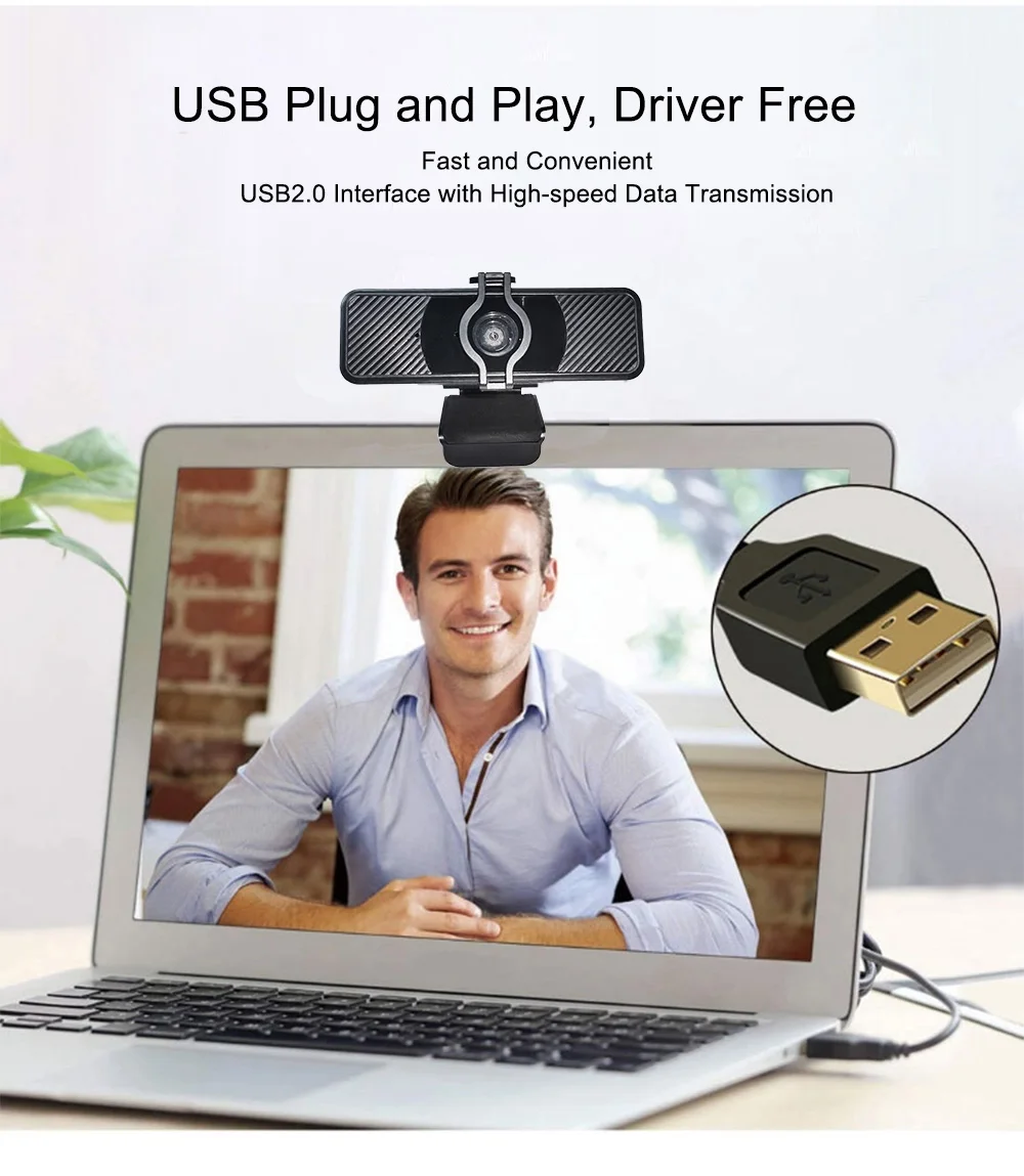 Широкоугольная камера с бесплатным драйвером веб-камера для ПК USB 2 0