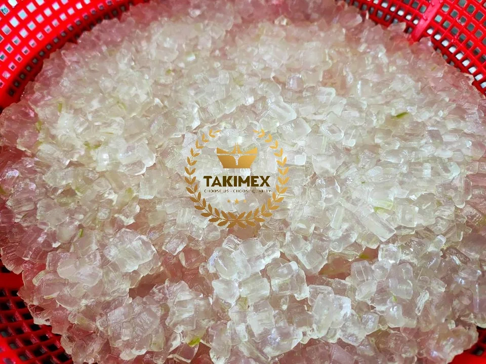 Takimex Viet Nam Aloe Vera Pulp Jelly Dice Cube With Bubble Tea Ingredients For Layering Drinks Halal Iso Cert