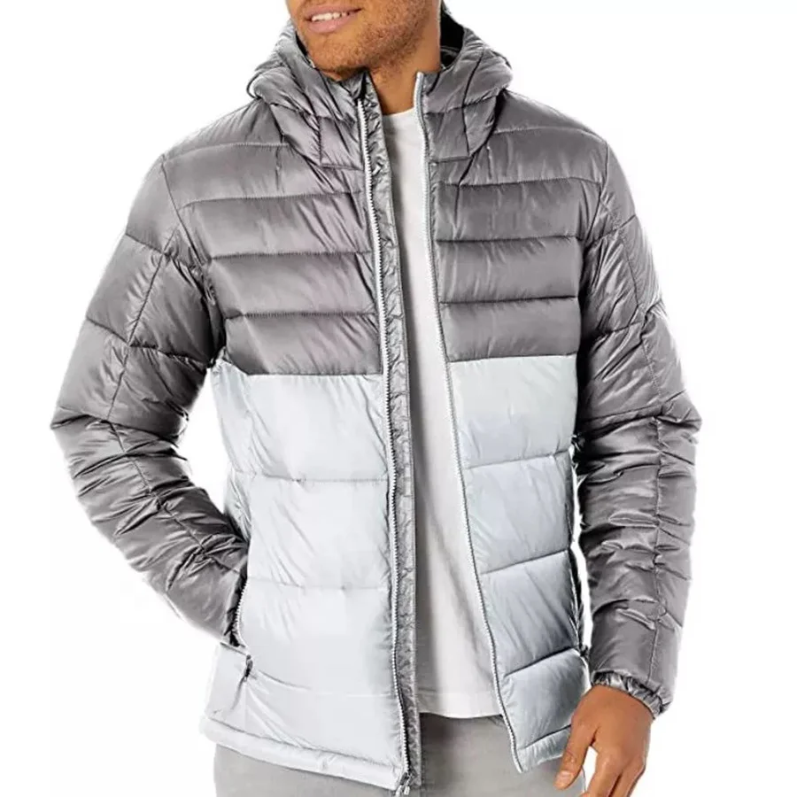 OEM Custom Logo mens down coat winter goose duck down jacket men padded bubble puffer jacket