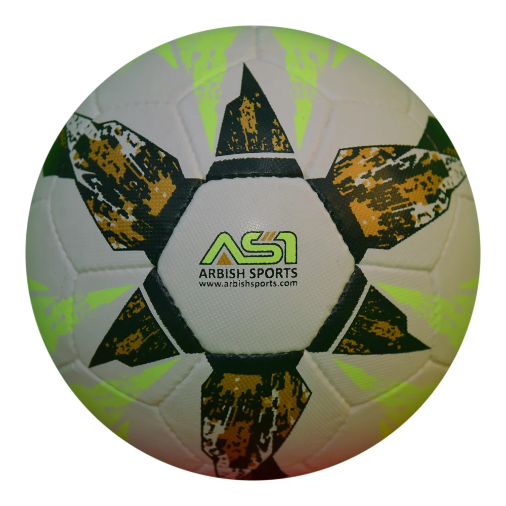 Top Rated Hand-Stitched Match Soccer Ball PU Leather Official Size & Weight All-Weather Performance Pro-Choice Match Football
