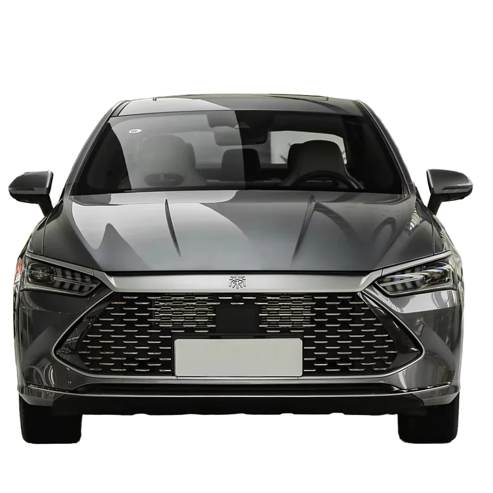 BYD Qin PLUS dm-i седан 120 км Новый гибридный электромобиль с левым рулевым кожаным сиденьем R17 шины Euro VI стандарт выбросов