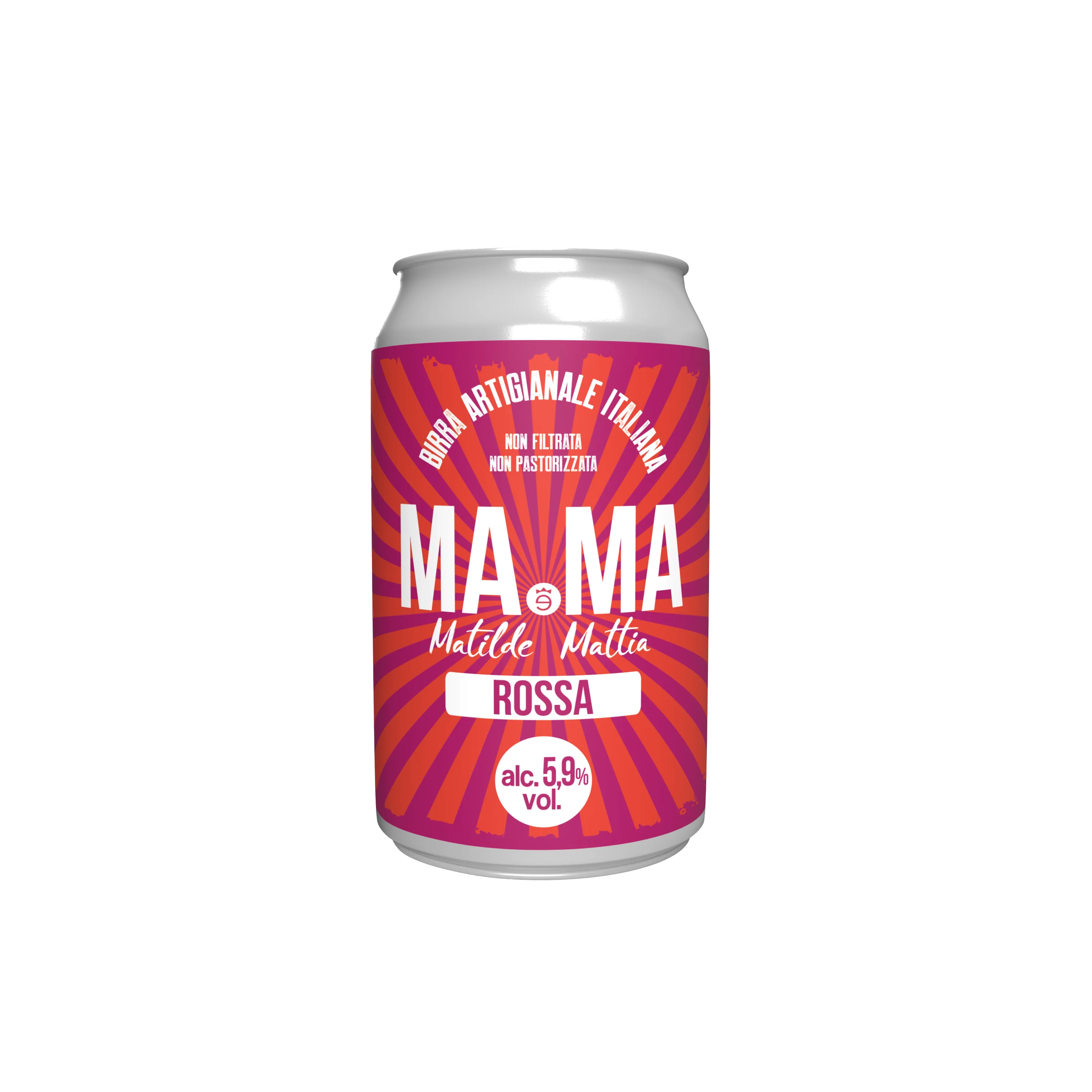 Высококачественное итальянское крафт пиво MAMA Rossa 330