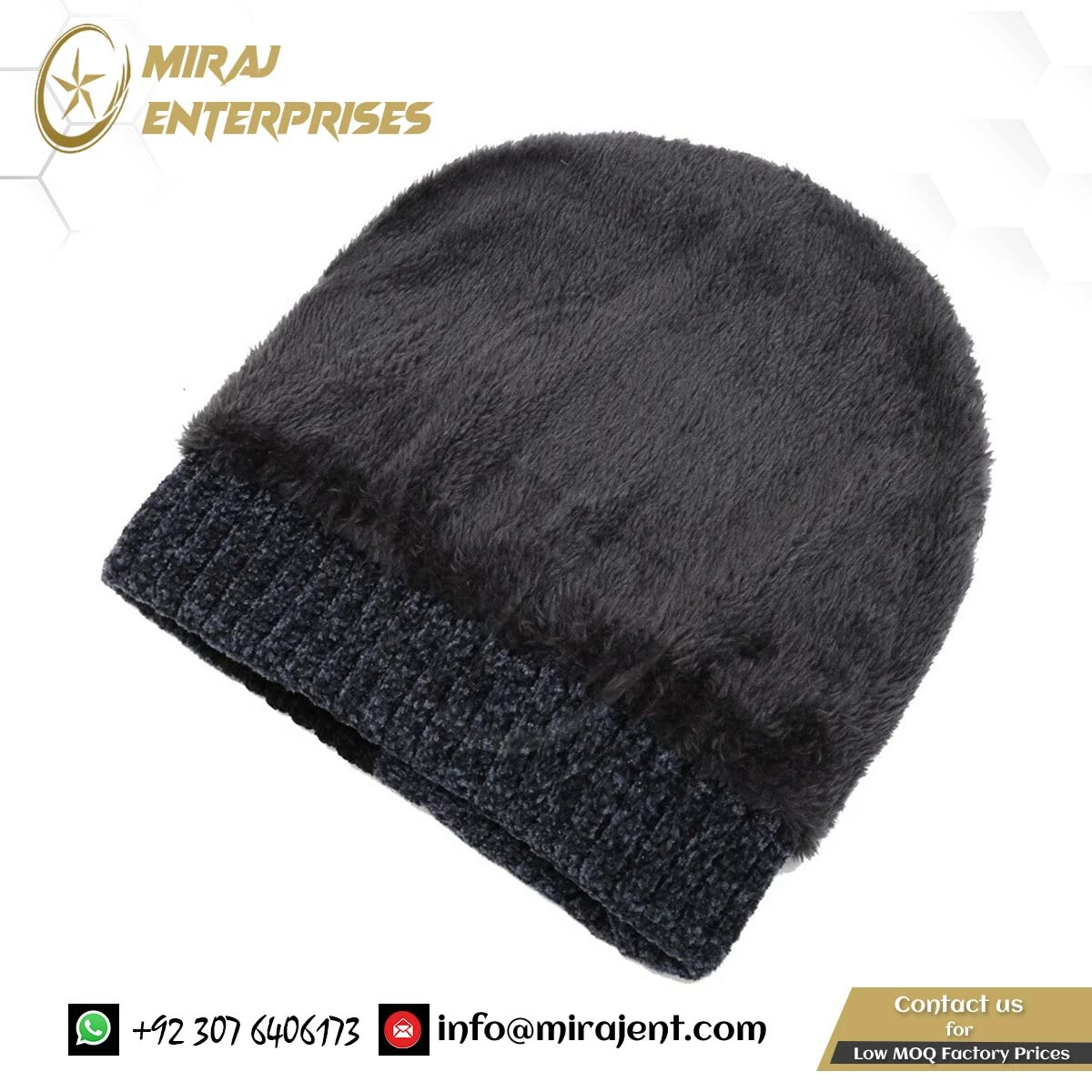 Men Fleece-lined Warmer Bonnet Casual Cap Winter Hats for Women Thicker Beanies Brand Stick Knitted Cap Autumn Patchwork Beanie