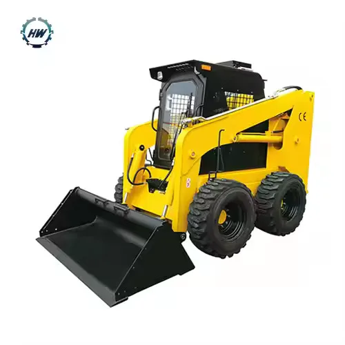 4x4 Wheel Drive/Track Front Tracked Mini Skid Steer Loader CAT246D Bucket/Hammer Breaker now on sale