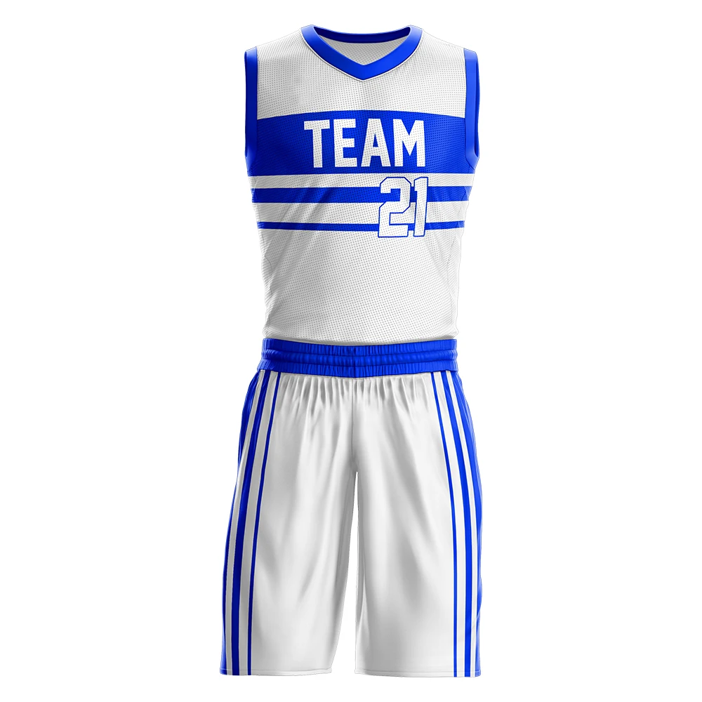 Professional Basket Ball Uniforms High Quality Breathable Custom Design basketball Uniform Kits