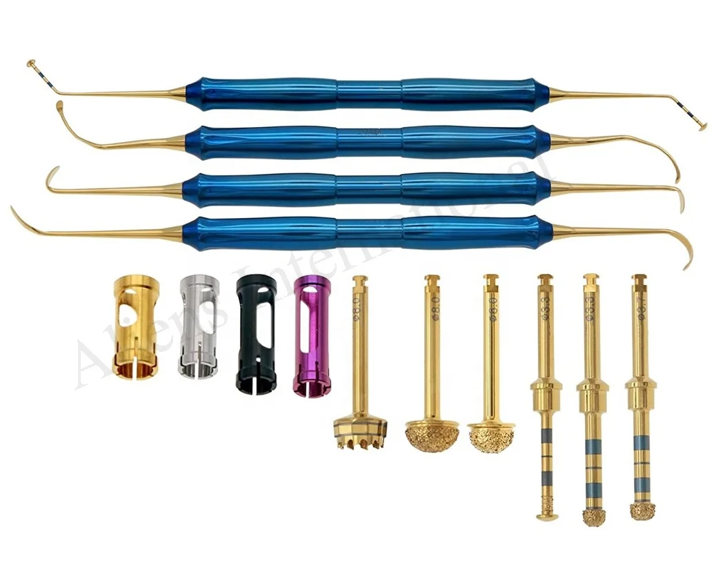 Top Value High Quality Dental Implants Elevation Sinus Lift Kit Dask Drill Stoppers Diamond Burs lateral approach sinus lift kit