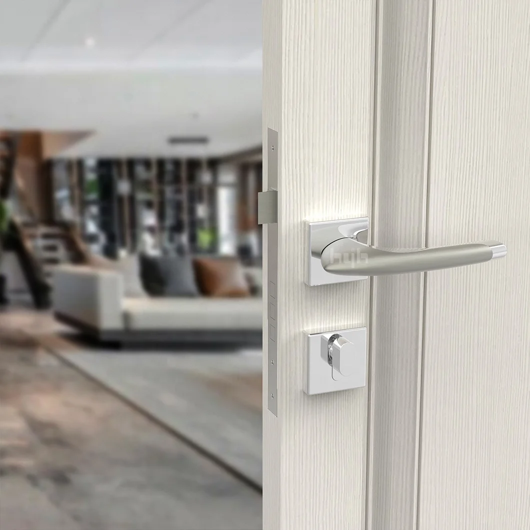 Guangdong-hyh hardware New Patent Zinc Exterior Rosette Antique Brass Door Handle in Turkey