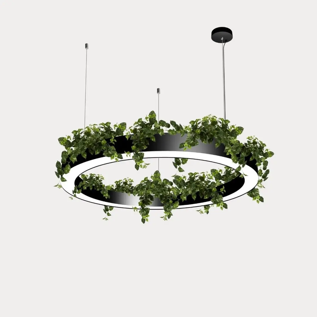 Circular Ring LED Ceiling Chandelier Circular Design Home Decoration Living Room Bedroom Kitchen Dining Room Lighting