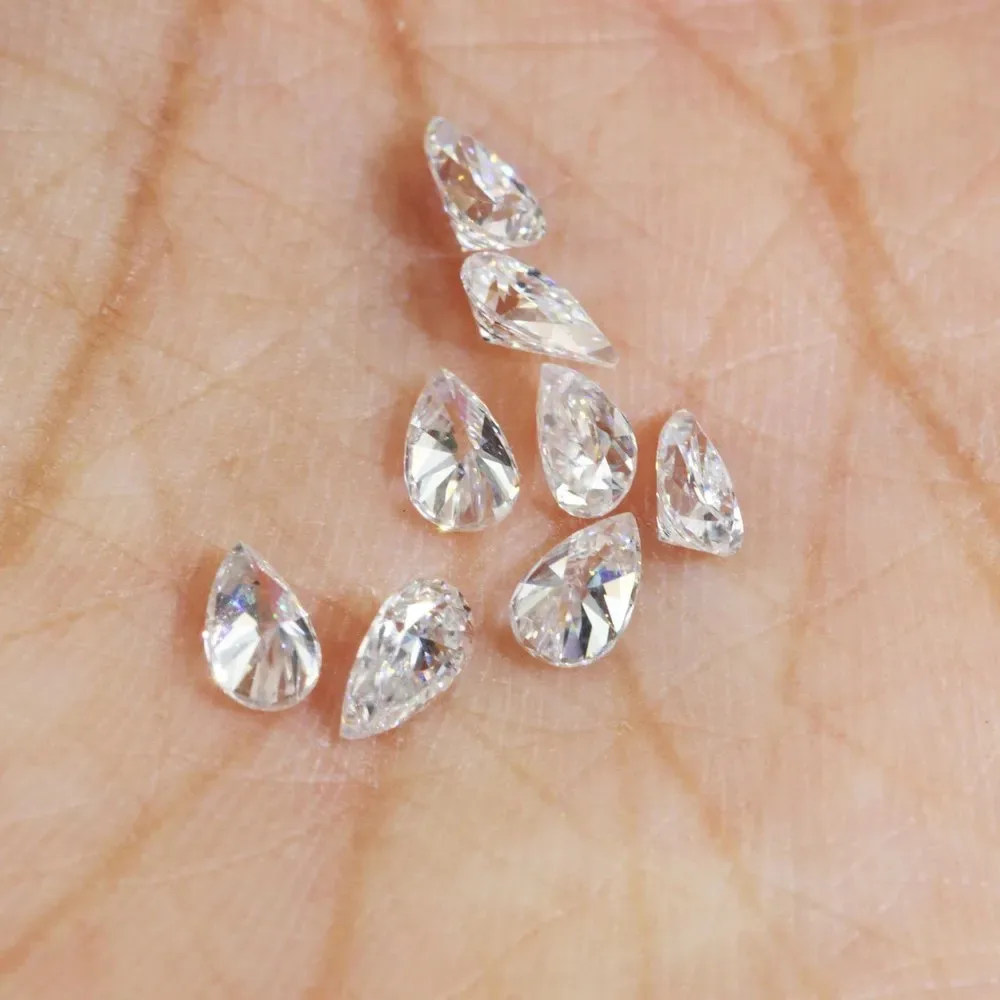 IGI Certified Excellent Pear Cut Loose Diamond - VVS1 / 8x6 mm / F Color / 1.25 cts Lab Grown Pear Cut Loose Diamond Stone
