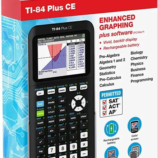 Высококачественный Техасские инструменты TI-84 Plus CE Colors