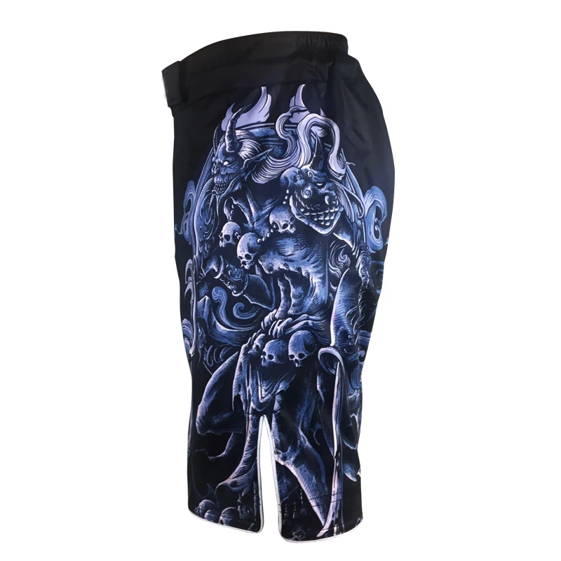 Latest Design 4 way stretch BJJ shorts with 100% Cut to pack customization Jiu Jitsu MMA fighting shorts For men By Rynic sports