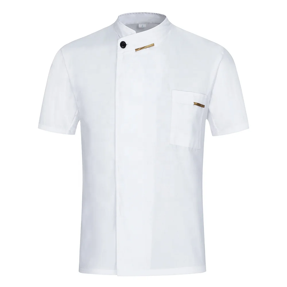 Factory Supply OEM Custom Sushi Chef Kitchen Jacket Uniforms Black Shirt For Chef Uniform Set Women Shirts For Kitchen Uniforms