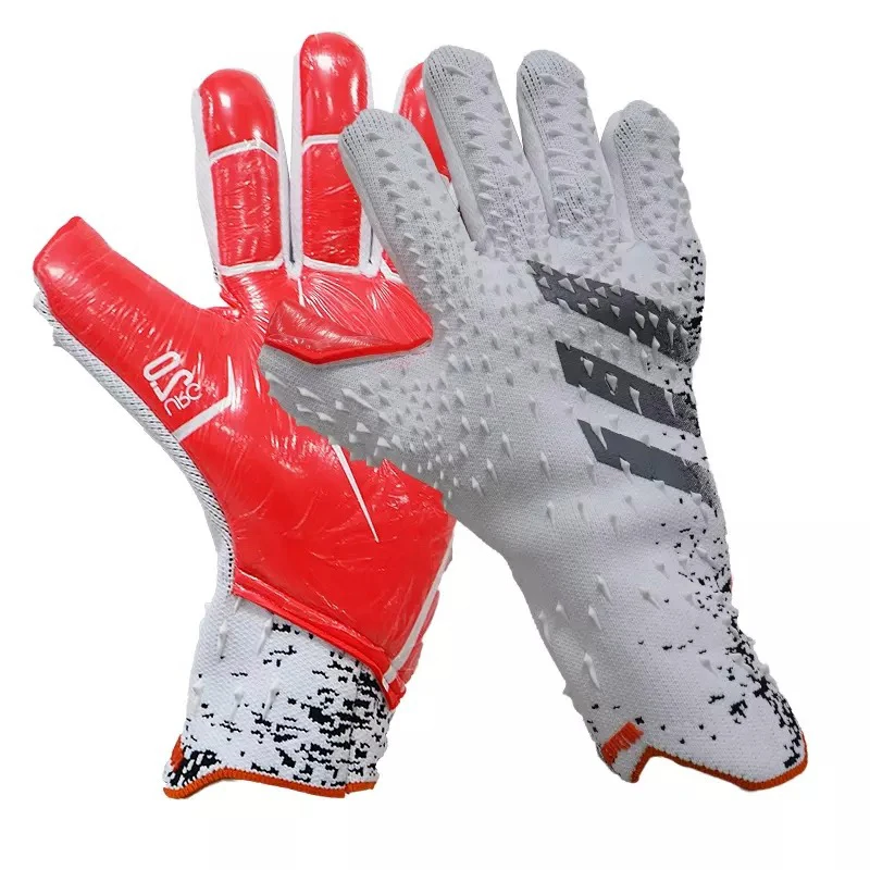 2024 Hot sale goalkeeper gloves professional protect latex knitting Nylon football soccer goalkeeper gloves