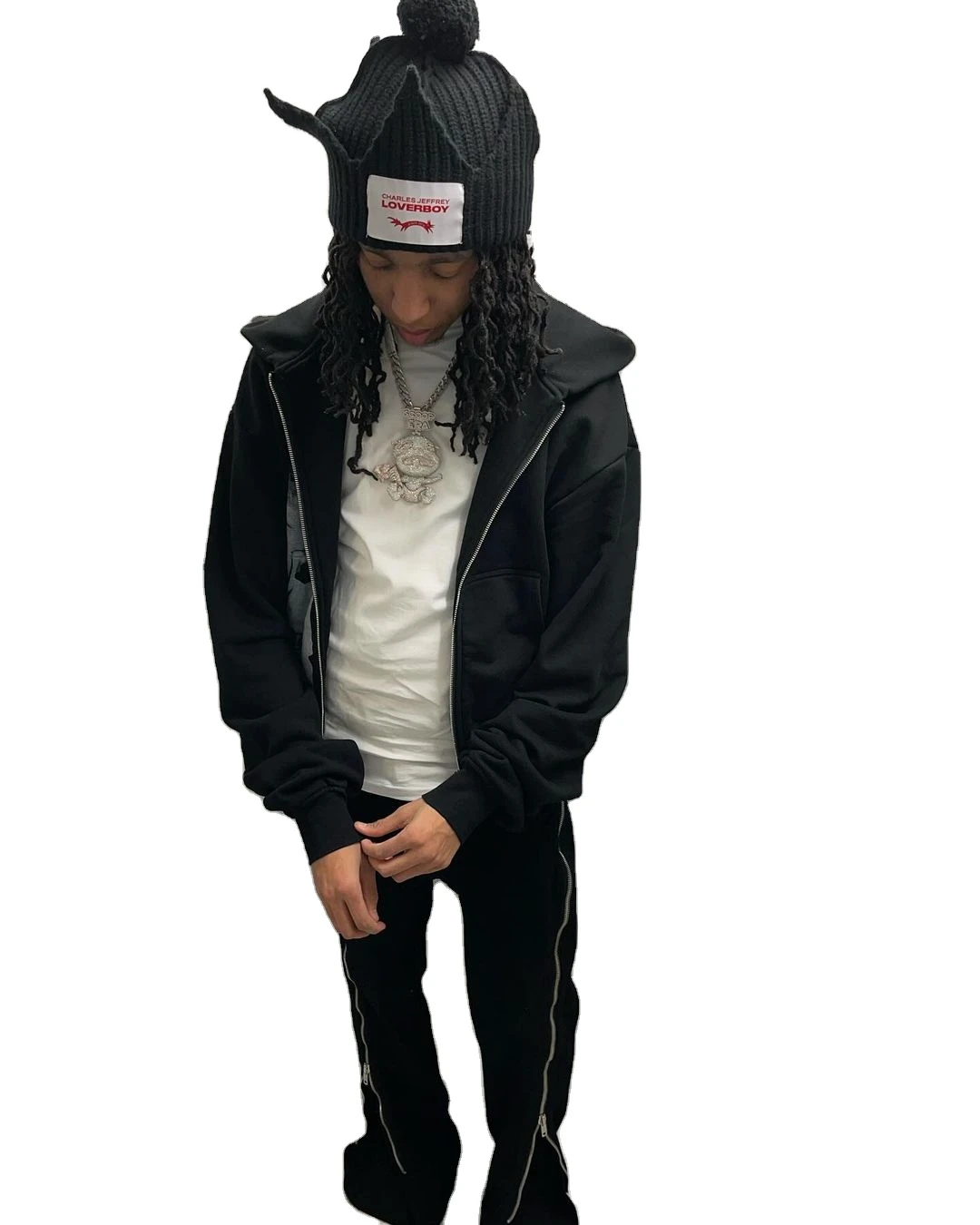 New Design Custom Private Label Nylon Reflective Stripe 2 Piece Sets Zipper Jogging  Scoopera Tracksuit For Men