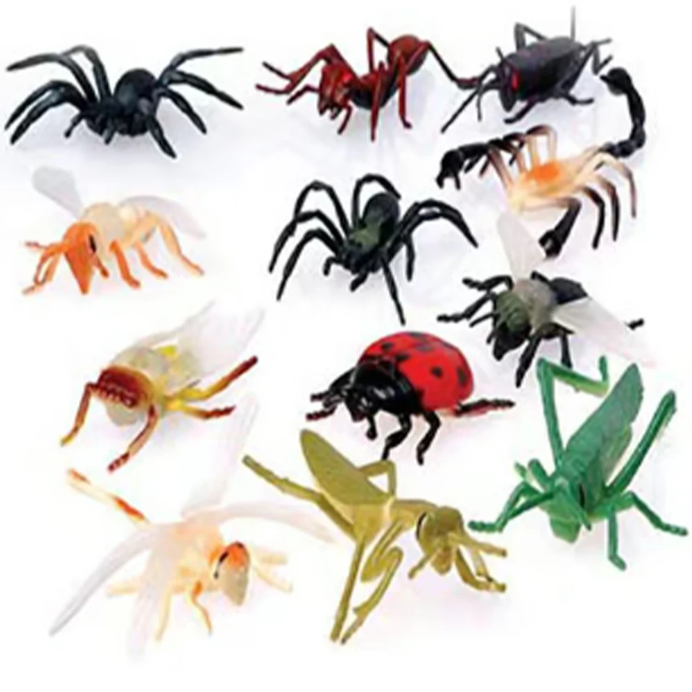Toy Insects/2 in. Realistic Insects Bugs Model Animal Toys Gifts for Kids