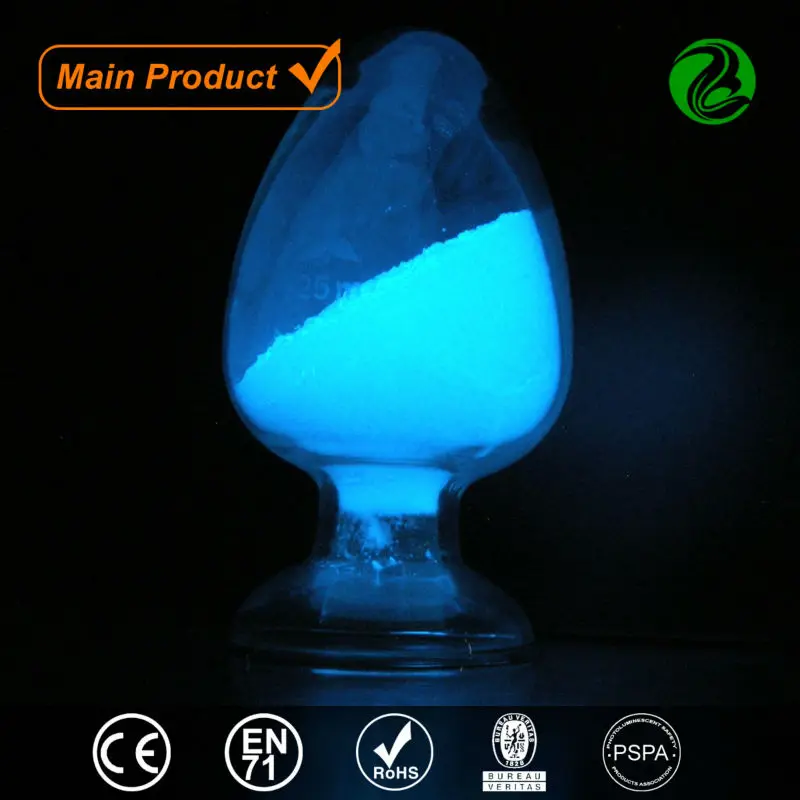 Glow In The Dark Powder Photoluminescent Pigment For Clothing Stone Paint Embroidery Vinyl Hat