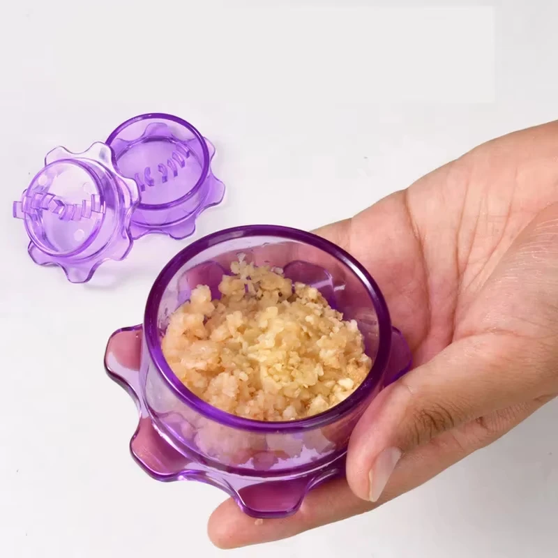 Hot Sale Ginger Kitchen Supplies  Garlic Helpful Garlic Crusher Grater Multi functional Kitchen Cooking Gadgets