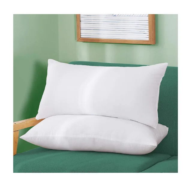 Customizable 2022 Top Quality OEM White Color Luxury Style Pillows Available In Stock For Cheap Prices