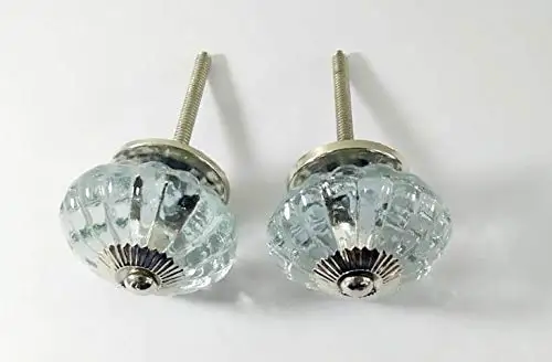 Direct Factory Supply Antique Style Glass Door Knobs for Furniture Decoration Available in Export from India