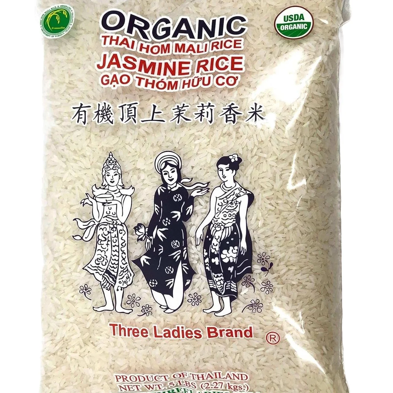 Jasmine Rice- Homali Rice - High Quality Fragrant Perfume Rice- Three Ladies Brand (Whatsapp: +84-915355383)