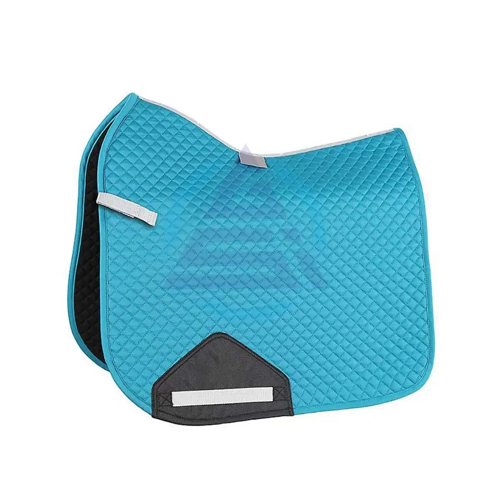 Custom Performance Dressage Saddle Pad Horse Dressage Saddle Pads Satin Fabric Box Quilted Numnah Equine Tack
