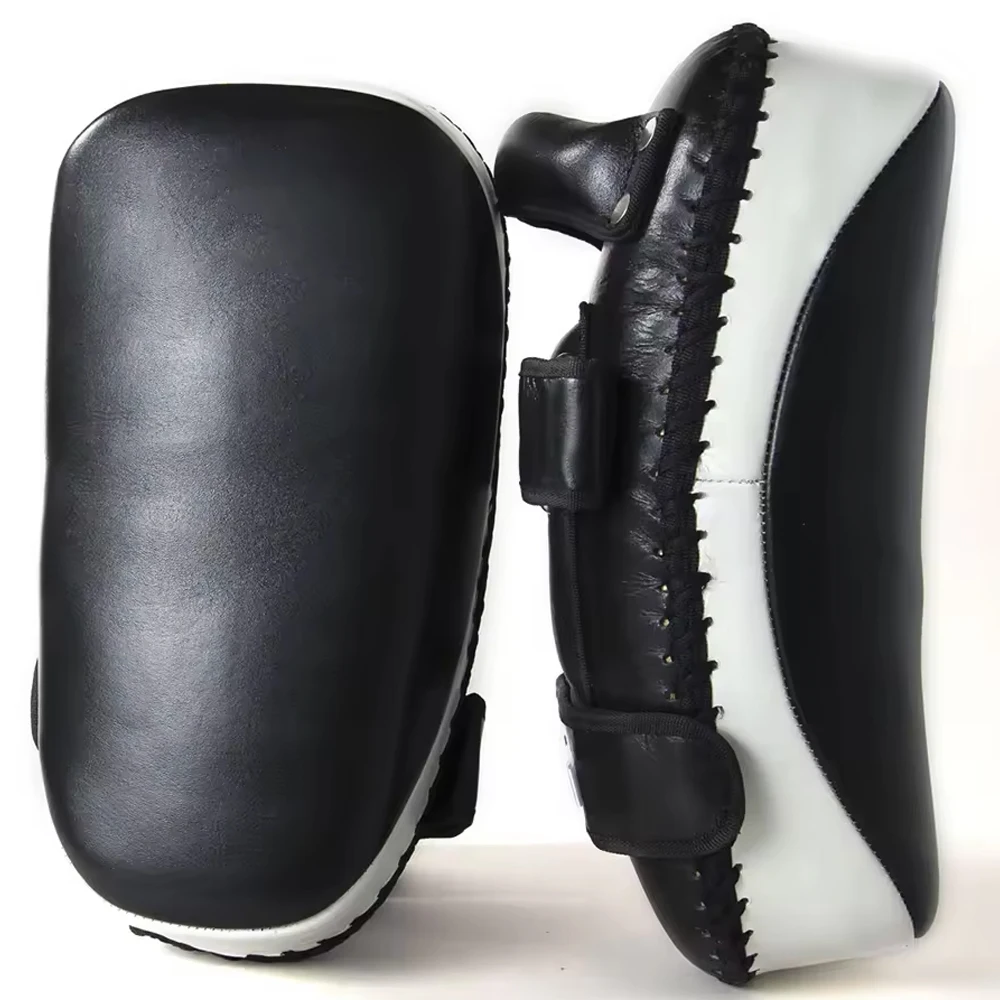 New 2024 Custom Made MMA Boxing Training Equipment Curved Taekwondo Focus Mitt Kicking Pad Punching Pad Kick Shield