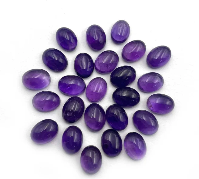100% натуральные фиолетовые Аметистовые Кабошоны красивые полудрагоценные аметисты оптовая продажа энергетические целебные рассыпчатые драгоценные камни