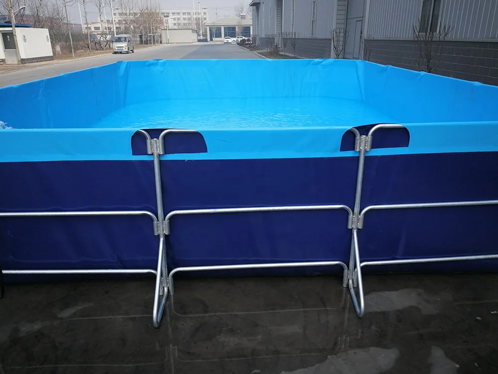 Fish Farming Equipment Tarpaulin Fish Farming Tank Economic Fish Farming Pond Pvc Tank
