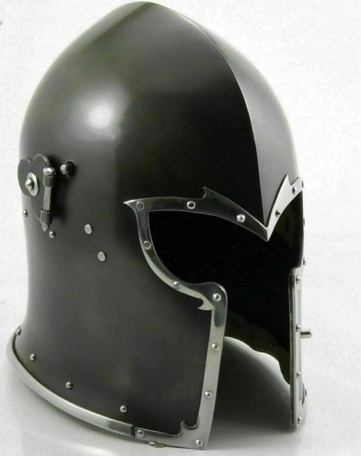 Medieval Knight Sugarloaf Crusader Helmet Armor Templar Viking Helmet